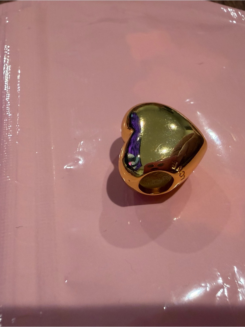 John W. Nordstrom Gold Heart charm